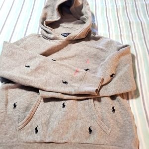 Boys pullover Polo Hoody Pink Pony edition